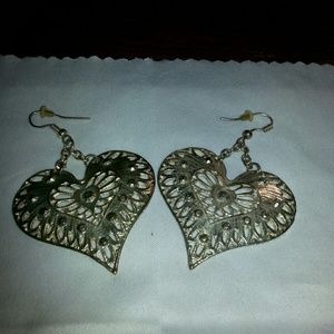 Heart Dangle Earrings